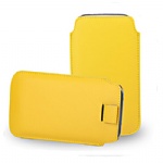 Luxury Leather stay cord Case For Apple iphone 6 plus yellow style020