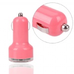 Dual USB Ports Car Charger Adapter for iPhoneiPadiPod Style003