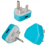 USB Power Charger Adapter for iPhoneiPod  (UK Plug)  Style019