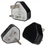 USB Power Charger Adapter for iPhoneiPod  (UK Plug)  Style018