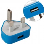 USB Power Charger Adapter for iPhoneiPod  (UK Plug)  Style017