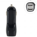 Universal Portable Dual USB Ports Car Charger Adapter  Style034