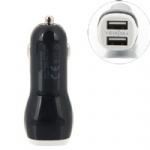 Dual USB Drumstick Shape Universal Car Charger Adapter  Style035