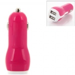 Dual USB Drumstick Shape Universal Car Charger Adapter  Style019