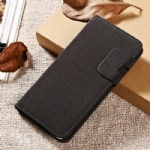 Soft Feel PU Leather Book Stand Case Gray for iPhone 6 Plus  Style005